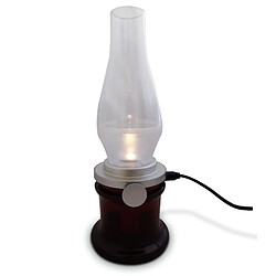 Totalcadeau Lampe LED contrôlée par le souffle rechargeable