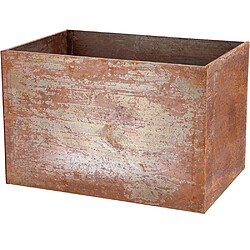 Acheter Esschert Garden Jardinière en acier corten rouille 58 x 38 x 38 cm.