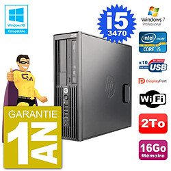 PC HP WorkStation Z220 SFF Core i5-3470 RAM 16Go Disque 2To Graveur DVD Wifi W7 - Occasion