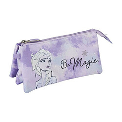 Trousse d'écolier Frozen Be Magic Lila (11,5 x 2 x 22,5 cm) pas cher