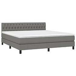 Avis Sommier à lattes,Cadre à lattes de lit et matelas et LED pour Adulte Gris foncé 180x200 cm -MN24789