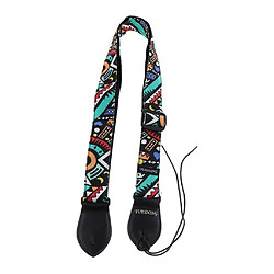 Ceinture en coton 1 pièce pour ukulélé mini guitare motif coloré pas cher