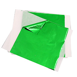 Acheter Feuille D'or De Couleur 100Pc Pour La Dorure D'artisanat Crafting Decoration Green