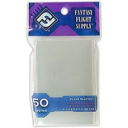 Sachet de 50 protèges - Cartes transparents standard Euro - 59 x 92 mm 