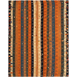 Vidal Tapis de laine 174x138 multicolore Jajim