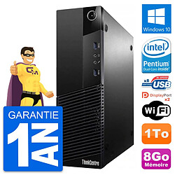 PC Lenovo ThinkCentre M83 SFF Intel G3220 RAM 8Go Disque 1To Windows 10 Wifi