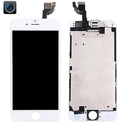 Wewoo Pour iPhone 6 caméra frontale blanc + LCD + cadre + pavé tactile Assembleur de numériseur pièce détachée 4 en 1