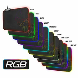 Spirit of Gamer Tapis de souris GAMER RGB LED Antidérapant S.O.G RGB GAMING Skull - M SPIRIT OF GAMING MULTICOULEURS