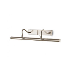 Luminaire Center Applique à tableau Abacus Nickel satiné 4 ampoules 12,5cm