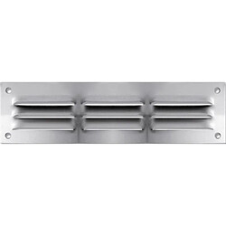 Autogyre Grille de ventilation à persiennes - aluminium anodisé 300 x 300 mm