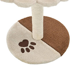 Arbre à chat,niche pour chat avec griffoir en sisal 40 cm Beige et Marron -MN95945 pas cher