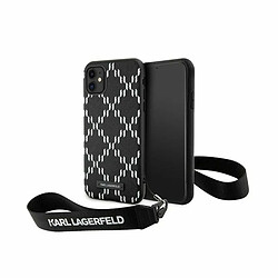 Karl Lagerfeld KLHCN61SAKLMBSK Coque rigide pour iPhone 11 / Xr 6,1`` Noir 