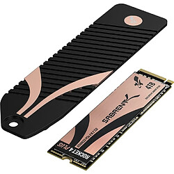 SABRENT Rocket 4 Plus Disque Dur SSD Interne 4To M.2 6600Mo/s TLC PCIe Gen4 NVMe 4.0 Dore