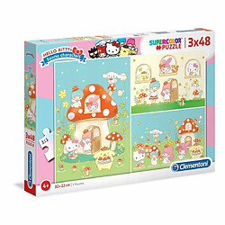 Ludendo Puzzles SuperColor 3x48 pièces - Hello Kitty