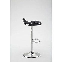 Avis Non Tabouret de bar Shanghai tissu chrome