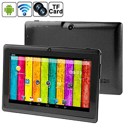 Wewoo Tablette Tactile noir 7 pouces Tactile, 512 Mo + 4 Go, Android 4.2.2, 360 degrés de rotation du menu, Allwinner A33 Quad-core, Bluetooth, WiFi