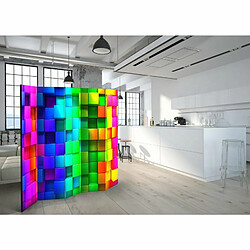 Paris Prix Paravent 5 Volets Colourful Cubes 172x225cm