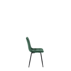 Avis Vivaldi Chaise ROBIN Vert Velours