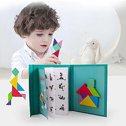 Universal Puzzle magnétique Jigsaw Tangram Thinking Training Game Baby Learning Educational Wooden Toys