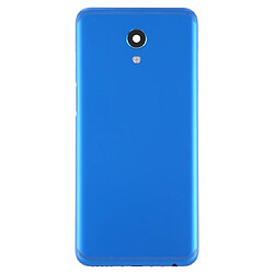 Wewoo Coque arrière de batterie avec lentille de caméra pour Meizu M6s M712H M712Q Bleu