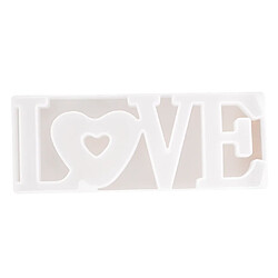 Avis AMOUR Silicone Moule Résine Art Moules BRICOLAGE Moulage De Bijoux 21.5x8.3x2.3CM