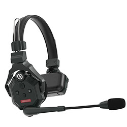 Acheter Solidcom C1 Casque de Communication Sans Fil Sur l'Oreille Système Intercom Duplex Bidirectionnel Micro Noir