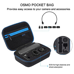 Acheter Wewoo Mallettes de rangement GoPro Storage Case - Étui de transport rigide pour poche et accessoires OSMOtaille 16cm x 12cm x 7cm