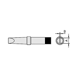 Panne de fer à souder forme pointue Weller Professional 4PTC8-1 Taille de la panne 3.2 mm 1 pc(s)