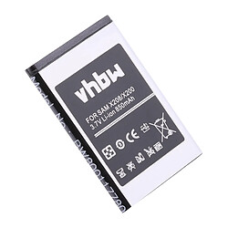 vhbw Li-Ion batterie 850mAh (3.7V) pour téléphone portable mobil comme Samsung AB043446BC 