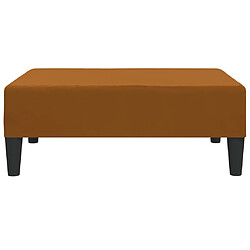 Avis Maison Chic Repose-pied,Tabouret confortable Marron 78x56x32 cm Velours -MN70827