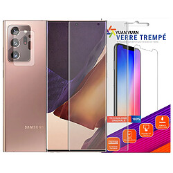 Verre trempé incurvé pour Samsung Galaxy Note 20 Ultra 5G+ Verre Trempé Camera Arrière Protecteur-Film de protection -Visiodirect-