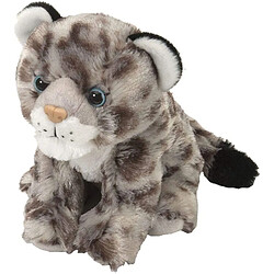 Wild Republic peluche Léopard des Neiges de 20 cm gris 