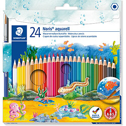 STAEDTLER Crayon aquarelle Noris, étui carton de 24 () 