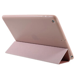 Acheter Etui en PU stand en trois volets rose or pour votre Apple iPad 9.7 (2017)