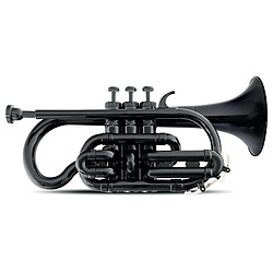 Classic Cantabile MardiBrass cornet Sib en plastique noir