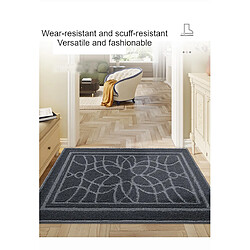 LUUCOZK Tapis de porte avant antidérapant pour entrée intérieure – Vert-50x80cm