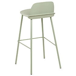 Beliani Tabouret de bar Vert clair MORA pas cher