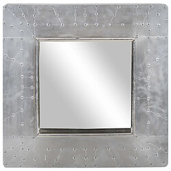 vidaXL Miroir de style aviation 50x50 cm Métal