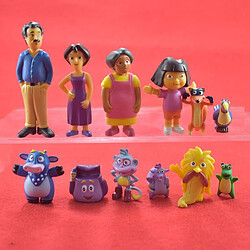 Universal Dora 12 figurines jouets 