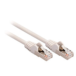 Valueline VLCP85121E025 câble de réseau 0,25 m Cat5e SF/UTP (S-FTP) Gris (CAT5e SF/UTP Network Cable RJ45 (8P8C) Male - RJ45 (8P8C) Male 0.25 m Grey)