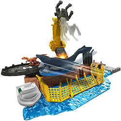 Mattel Jurassic World Coffret Minis L'Attaque du Mosasaurus avec 2 mini-dinosaures 