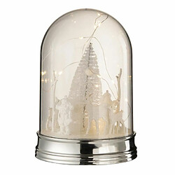 Paris Prix Cloche Déco à Led Noël 23cm Blanc & Transparent