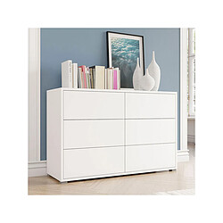 Habitat Et Jardin Commode - Gesita - 120 x 73 x 41 cm - Blanche