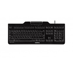 CHERRY Clavier (+cart puces) KC-1000 SC USB noir AZERTY (BE) 