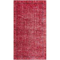 Vidal Tapis de laine 274x150 rouge Ultra Vintage