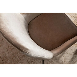 Acheter Karedesign Chaise East Side velours beige Kare Design