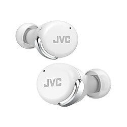 JVC HA-Z330T-W Écouteurs Sans Fill Bluetooth Intra-Auriculaire Réduction Active du Bruit IPX4 Etanche Blanc 