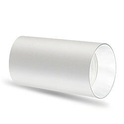 Luminaire de surface Maclean MCE458 W/W tube, spot, rond, aluminium, GU10, 55x100mm, blanc