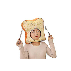 Universal Toast en tissu doux tranches de pain en peluche Chapeur de casque mignon 