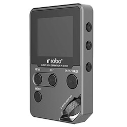 Wewoo Lecteur MP3 MP3 HIFI de 1,8 pouce en métal audio haute qualité sans perte d'entrée gamme, Carte TF support / FM / E-book, Taille la mémoire: 8 Go (Gris)